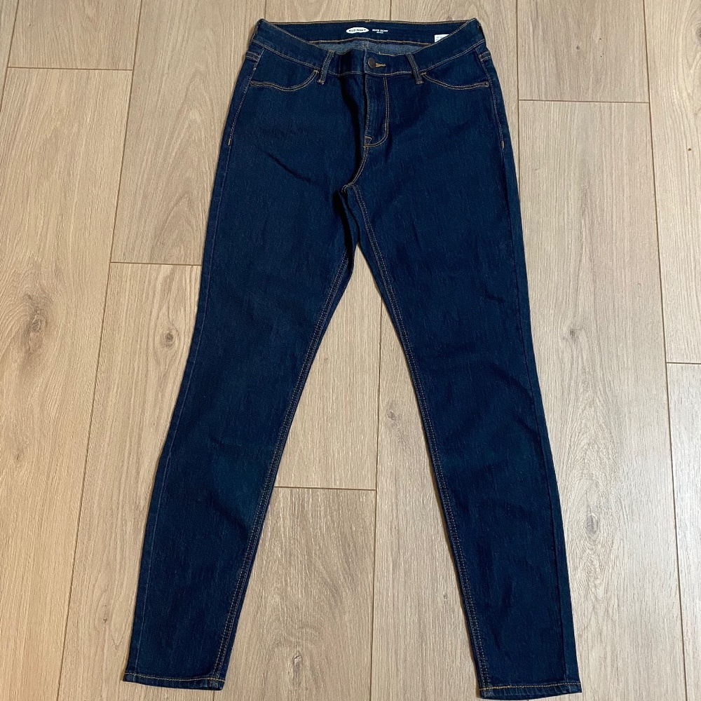 Old Navy Skinny Mid Rise Size 4 Blue Denim